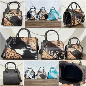 Sac de voyage Speedy en cuir de vachette fait main grande capacité, sac de week-end de luxe pour femme, fabrication OEM - Product Image 3