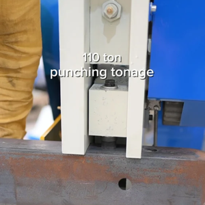 Máquina Hidráulica Semiautomática de Punzonado, Corte y Entallado de Uso Pesado |   Equipo de Fabricación de Metales Industrial de Alta Eficiencia - Product Image 5