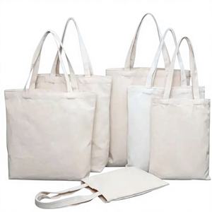 Elegante bolsa de lona de algodón con logotipo personalizado Bolsa reutilizable duradera ecológica para uso diario - Product Image 6