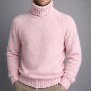 Suéter Casual de Invierno Tejido, Estilo Moderno, Transpirable, Suave al Tacto, 100% Algodón/Lana, Logotipo Frontal, Uso Diario, Cómodo - Product Image 1
