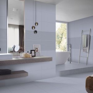 Elite 300x600 White Glossy Ceramic Wall <b>Tile</b> Heavy Duty Minimalist Style Suitable for Modern Corporate Interior Decorating - Product Image 1