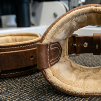Sangle de cheville en cuir pour entraînement musculaire sur machine à câble, avec anneau en D, pour exercices des jambes, hommes et femmes