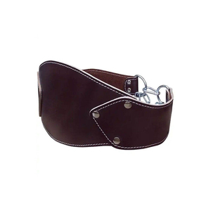 Ceinture de musculation en cuir robuste avec chaîne métallique véritable, réglable, en EVA, pour entraînement en salle de sport et équipement de fitness - Product Image 2