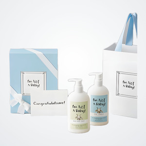 Set de cuidado corporal coreano K-Beauty I'm Not a Baby, champú infantil de leche de cabra 300ml, gel de baño infantil 300ml, hecho en Corea - Product Image 4