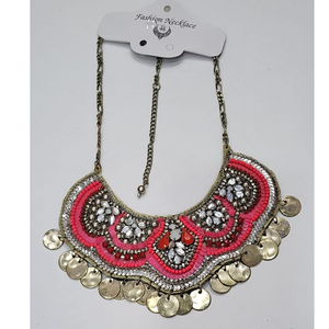 Collier en résine fait main unique avec motifs colorés pour un usage quotidien, disponible au meilleur prix compétitif - Product Image 2