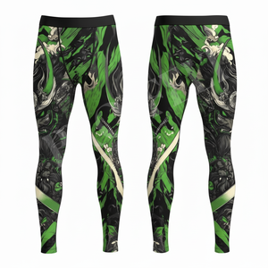 Activewear Solid Plain Color Compression Leggings High Stretchy Gym Fitness Running Training Custom Printed Embroidery <b>Pants</b> - Product Image 5