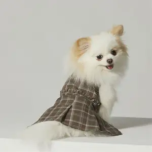Odm Taiwan Designer Vintage Geruite Hondenjurk Voor Honden