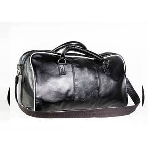 Luxury Genuine <b>Leather</b> Full Grain Cowhide Polyester Water Resistant Large Capacity Vintage Weekender Duffel Travel <b>Overnight</b> Gym - Product Image 1