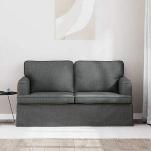 Canapé de salon en tissu gris foncé 56,69 x 31,50 x 33,46 pouces - Product Image 3