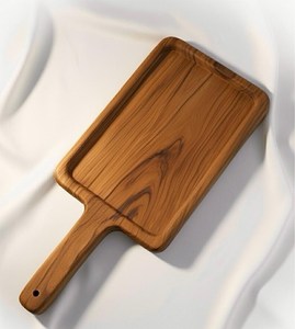 Planche à fromage artisanale en teck – Plateau de charcuterie artisanal - Product Image 3