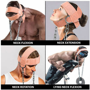 Arnés de Cabeza Ajustable para Entrenamiento con Pesas, Hecho a Medida, Correa Elástica de Poliéster/Nailon con Cierre de Hebilla para Ejercicios de Cuello - Product Image 6