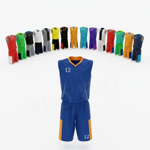 Tenue de basketball sans manches personnalisée pour club d'entraînement, uniforme de joueur sublimé avec nom d'équipe, kit sportif en mesh, uniforme athlétique - Product Image 1