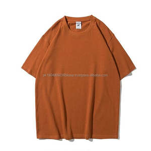 เสื้อยืดโอเวอร์ไซส์ธรรมดาใส่สบายสำหรับฤดูร้อนเสื้อยืดลำลองผ้าฝ้ายสำหรับผู้ชาย - Product Image 4