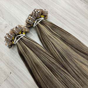 ผมต่อแบบเทปตรง สีเปียโน ผมแท้เวียดนาม 100% แบบ Double Drawn จากผู้ผลิตชั้นนำ - Product Image 2