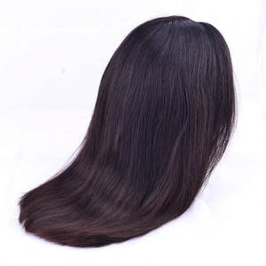 Straight Human Hair <b>Wigs</b> Natural Black Silky Bone Straight 13x4 HD Transparent <b>Lace</b> <b>Frontal</b> <b>Wig</b> Pre Plucked Raw Virgin Hair - Product Image 5