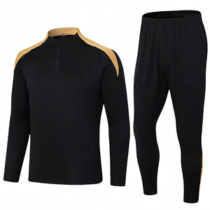 Maillot de football personnalisé en jersey 100% polyester 220g, séchage rapide, léger, unisexe, kit d'entraînement pour adultes - Product Image 2