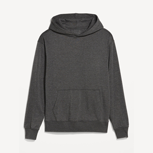 Sweat à capuche minimaliste pour homme, coupe ample en polaire personnalisée, style streetwear urbain décontracté, vêtement d'hiver à capuche, OEM, marque privée - Product Image 2