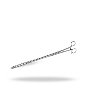 Pinzas cervicales veterinarias reutilizables de 75 cm, instrumento quirúrgico de acero inoxidable para uso obstétrico en caballos y ganado - Product Image 1
