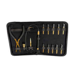Wholesale Hair Extension <b>Plier</b> Kit Gold Coated German Steel Tape In Hair Extension <b>Plier</b> Removal <b>Pliers</b> <b>Set</b> With Zipper Pouch - Product Image 2