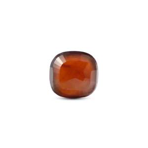 Premium Synthetic Hessonite Gomed 7.2 Carat Cushion Cut Faceted Loose Gemstone for Fine Jewelry - Product Image 2