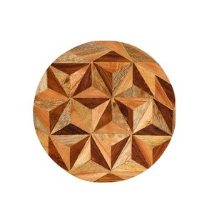 Support à gâteau rond en bois écologique, présentoir à dessert avec pieds en métal, personnalisable, support de table rustique pour la décoration de mariage et de fête - Product Image 2