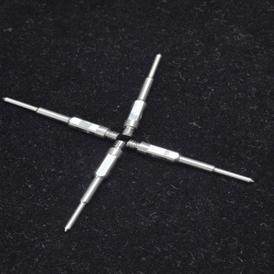 Pièces usinées CNC de précision en acier inoxydable et laiton pour usinage par électroérosion à fil et tournage pour équipements industriels - Product Image 1