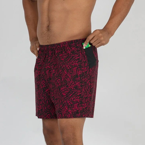 OEM Double <b>Layer</b> Gym Running Workout Men's Training Shorts Breathable Mesh Quick Dry Windproof Elastic Waist <b>Mid</b> Rise 2 1 Zip - Product Image 5