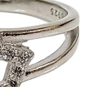 AKA Ivy <b>Ring</b> Silver Women Sorority Inspired Ivy Leaf Jewelry Elegant <b>Greek</b> Style Finger <b>Ring</b> Fashion Accessory Gift for Ladies - Product Image 4