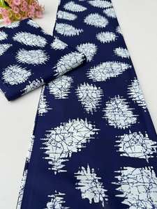 Tela Africana Premium con Estampado de Cera, 100% Algodón, Multicolor Brillante, para Confección de Ropa a Medida, Mozambique - Product Image 4