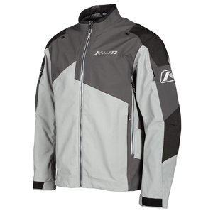 Veste imperméable Klim Raptor GTX pour homme, veste de moto à manches longues, gris et noir, couleurs contrastées, toutes saisons - Product Image 1