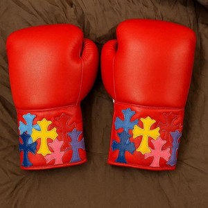 Manufacturer New Design Custom Made <b>Red</b> Boxing Gloves Lace-up Custom Competition Gloves For Adults Training & Sparring - Product Image 4