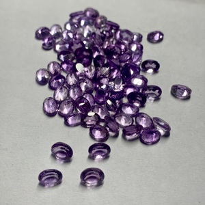 Piedra Preciosa Suelta de Amatista Natural Certificada IGI de Grado AAA, Corte Ovalado de 5x7 mm, para la Elaboración de Joyas - Product Image 5
