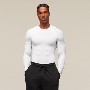 Camiseta de Compresión Personalizada de Secado Rápido, Ropa Deportiva para Gimnasio, Ejercicio, Fitness, Ajuste Muscular, para Hombre - Product Image 1