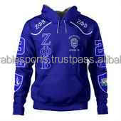 Nouveau sweat à capuche décontracté Zeta Phi Beta Divine Nine imprimé par sublimation intégrale pour l'hiver - Product Image 3