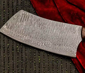 Couteau à découper la viande LEGACY BLADES en acier Damas haut de gamme, manche en bois fait main, professionnel, moderne, ambidextre - Product Image 6