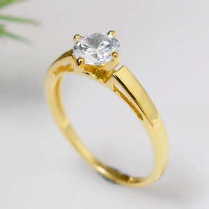 Natural Round Shape <b>Ring</b> <b>Set</b> with Moissanite Accents 925 <b>Sterling</b> <b>Silver</b> Wedding Engagement <b>Ring</b> <b>Set</b> for Women - Product Image 3