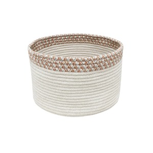 Premium Macrame <b>Basket</b> Handmade Cotton Rope Storage Organizer Stylish Decorative <b>Basket</b> For Home Laundry Toys And Gifting - Product Image 1