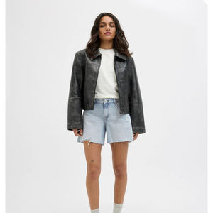 High Quality Wholesale Custom <b>Mens</b> Shorts Casual Denim New Design Women's Oversized Streetwear Embroidery Baggy <b>Jean</b> Streetwear - Product Image 5