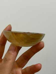 Handmade Polished Round Natural Horn Modern Eco-Friendly Durable <b>Decorative</b> Dessert <b>Plate</b> - Product Image 5