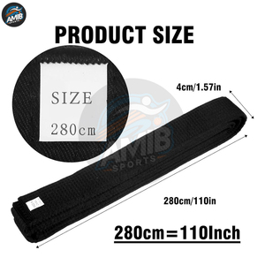 Mejor estilo para hombres y mujeres, cinturones de karate 100% algodón al por mayor, cinturón de artes marciales, color personalizado, cinturón de karate a precio económico - Product Image 2
