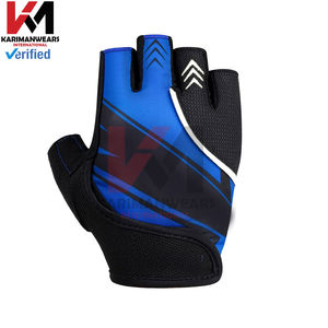 Gants de cyclisme pour VTT, hommes et femmes, demi-doigts, pour entraînement sportif, avec coussinets en gel antidérapants de 5 mm, respirants et durables - Product Image 2
