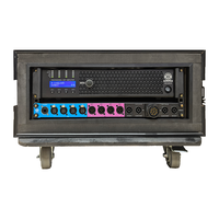 Amplificador de Potencia Digital DSP de 4 Canales Serie LS3 KS con Carcasa Metálica, Conectividad XLR, Impedancia de 4/8 Ohmios, SNR >100dB