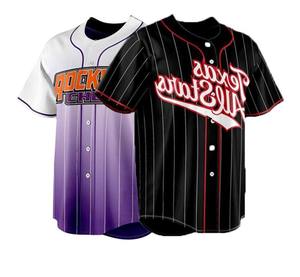 Camiseta de Béisbol para Hombre, Blanca y Negra con Degradado, 18 HSM4W, Impresión por Sublimación, Poliéster Transpirable, Uniforme Deportivo para Adultos - Product Image 6