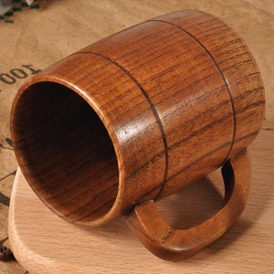 Elegant Natural Wooden Coffee <b>Mug</b>-Eco-Friendly Lightweight Classic Design Customizable Size Custom Packing for Gifting Regular - Product Image 4