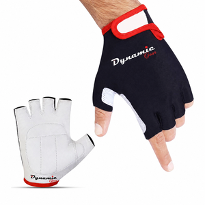 Gants de cyclisme de nouvelle conception, avec rembourrage en gel à mémoire de forme absorbant les chocs, gants de vélo de route respirants sans doigts, logo personnalisé - Product Image 2