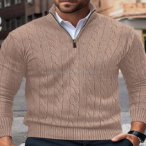 Winter Knit Custom Logo <b>Men's</b> for Neck Business <b>Poncho</b> Smart Casual Wool/Cashmere Front Logo Custom Colors & Sizes - Product Image 6