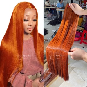 Extensiones de cabello humano frontal de tejido vietnamita de pelo liso de hueso de búsqueda superior de lujo de doble textura - Product Image 4
