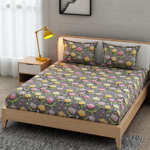 Ropa de Cama de Lujo Inspirada en la Naturaleza 7D |   Tela con Sensación de Algodón Suave |   Sábana Decorativa con Estampado Digital |   Juego de dormitorio de 3 piezas - Product Image 1