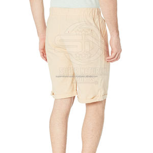 Best Selling Men's Casual Canvas <b>Shorts</b> Quick <b>Dry</b> & Breathable With Customizable Logo Design and Solid Pattern - Product Image 2