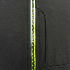 Veste de sécurité réfléchissante à haute visibilité avec fermeture éclair, vêtements de travail durables et protecteurs - Product Image 4